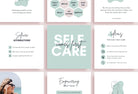Ladystrategist 30 Self Care Instagram Post Canva Templates instagram canva templates social media templates etsy free canva templates