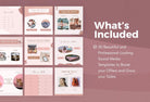 Ladystrategist 30 This or That Would you rather  Rose Gold Instagram Engagement Booster Post Canva Templates instagram canva templates social media templates etsy free canva templates