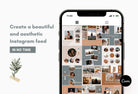 Ladystrategist 30 Wellness Moodboards - Instagram Post Canva Templates instagram canva templates social media templates etsy free canva templates