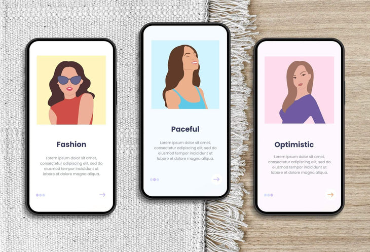 Ladystrategist 50 People Portraits Illustrations - Fully Editable in Canva instagram canva templates social media templates etsy free canva templates