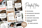 Ladystrategist 70 Minimalist Pinterest Templates for Canva instagram canva templates social media templates etsy free canva templates