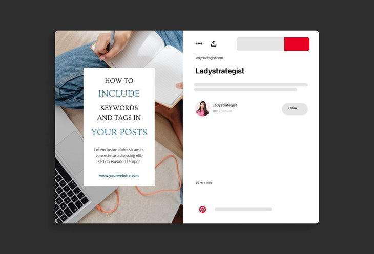 Ladystrategist 70 Minimalist Pinterest Templates for Canva instagram canva templates social media templates etsy free canva templates