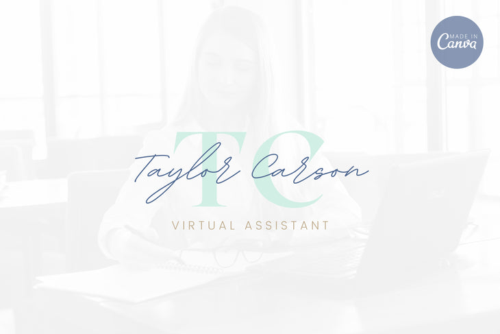 Ladystrategist Shop DIY Taylor Virtual Assistant Brand Logo Canva Template instagram canva templates social media templates etsy free canva templates