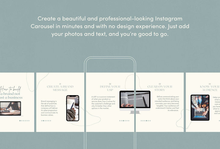 Ladystrategist Amelia Coaching 6-Page Carousel Canva Template instagram canva templates social media templates etsy free canva templates