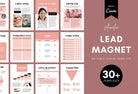 Ladystrategist Amelia Lead Magnet Editable Canva Template instagram canva templates social media templates etsy free canva templates