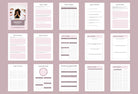 Ladystrategist Anxiety Planner Canva Template A4 Size instagram canva templates social media templates etsy free canva templates
