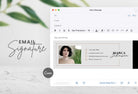 Ladystrategist Blanca Email Signature Template Editable Canva Template Rose Gold instagram canva templates social media templates etsy free canva templates