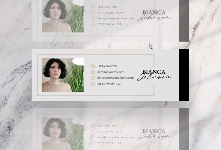 Ladystrategist Blanca Email Signature Template Editable Canva Template Rose Gold instagram canva templates social media templates etsy free canva templates