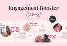 Ladystrategist Boho Carousel Instagram Engagement Booster Canva Template instagram canva templates social media templates etsy free canva templates