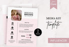 Ladystrategist Brenda Brown Media Kit Canva Template for Influencers instagram canva templates social media templates etsy free canva templates
