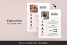Ladystrategist Brenda Media Kit Canva Template for Influencers instagram canva templates social media templates etsy free canva templates