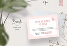 Ladystrategist Brenda Printable Thank You Card Packaging Insert Note Canva Template instagram canva templates social media templates etsy free canva templates