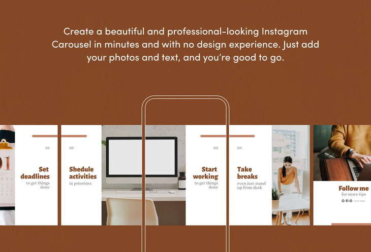 Ladystrategist Brooklyn Educational 6-Page Carousel Canva Template instagram canva templates social media templates etsy free canva templates