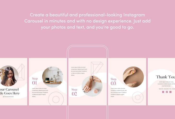 Ladystrategist Bubbles Carousel Instagram Engagement Booster Canva Template instagram canva templates social media templates etsy free canva templates