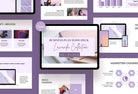 Ladystrategist Business Plan Presentation Lavanda Collection Fully Editable Canva Template instagram canva templates social media templates etsy free canva templates