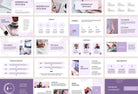Ladystrategist Business Plan Presentation Lavanda Collection Fully Editable Canva Template instagram canva templates social media templates etsy free canva templates