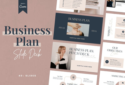 Ladystrategist Business Plan Presentation Sage Collection Fully Editable Canva Template instagram canva templates social media templates etsy free canva templates