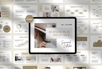 Ladystrategist Business Plan Presentation Savannah Collection Fully Editable Canva Template instagram canva templates social media templates etsy free canva templates