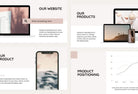 Ladystrategist Business Plan Presentation Vanilla Collection Fully Editable Canva Template instagram canva templates social media templates etsy free canva templates