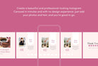 Ladystrategist Candy Carousel Instagram Engagement Booster Canva Template instagram canva templates social media templates etsy free canva templates