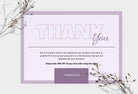 Ladystrategist Caroline Printable Thank You Card Packaging Insert Note Canva Template instagram canva templates social media templates etsy free canva templates