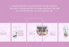 Ladystrategist Charlotte Coaching 6-Page Carousel Canva Template instagram canva templates social media templates etsy free canva templates
