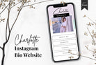 Ladystrategist Charlotte Instagram Link in Bio Canva Landing Page Website instagram canva templates social media templates etsy free canva templates