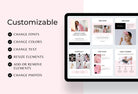 Ladystrategist Chic Service Providers Canva Bundle instagram canva templates social media templates etsy free canva templates
