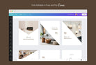 Ladystrategist Chloe Real Estate 6-Page Carousel Canva Template instagram canva templates social media templates etsy free canva templates
