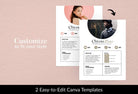 Ladystrategist Chyou Media Kit Canva Template for Influencers instagram canva templates social media templates etsy free canva templates