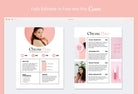 Ladystrategist Chyou Zhao Media Kit Canva Template for Influencers instagram canva templates social media templates etsy free canva templates