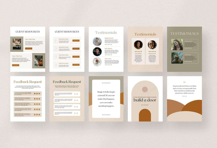Ladystrategist Client Goodbye Packet Canva Template instagram canva templates social media templates etsy free canva templates