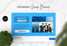 Ladystrategist Copy of Facebook Group Banner Sky Blue Canva Templates instagram canva templates social media templates etsy free canva templates