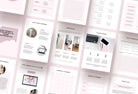 Ladystrategist Course Creator Workbook Document Editable Canva Template instagram canva templates social media templates etsy free canva templates