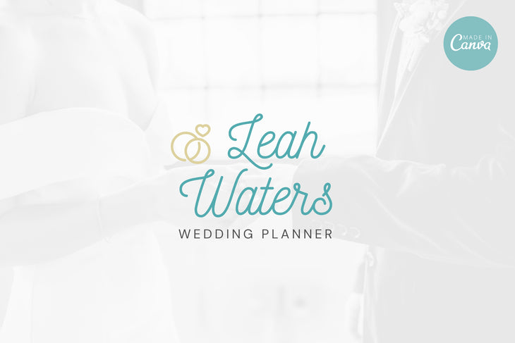 Ladystrategist Shop DIY Leah Wedding Brand Logo Canva Template instagram canva templates social media templates etsy free canva templates