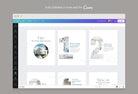 Ladystrategist Ellie Real Estate 6-Page Carousel Canva Template instagram canva templates social media templates etsy free canva templates