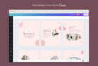 Ladystrategist Emma Coaching 6-Page Carousel Canva Template instagram canva templates social media templates etsy free canva templates