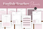 Ladystrategist English Teacher Planner Canva Template instagram canva templates social media templates etsy free canva templates