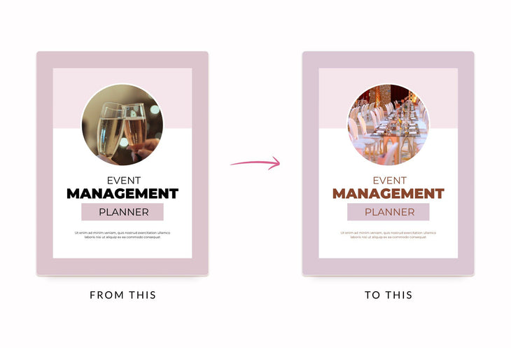Ladystrategist Event Management Planner Canva Template instagram canva templates social media templates etsy free canva templates