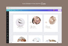 Ladystrategist Everly Educational 6-Page Carousel Canva Template instagram canva templates social media templates etsy free canva templates