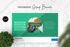 Ladystrategist Facebook Group Banner Emerald Canva Templates instagram canva templates social media templates etsy free canva templates