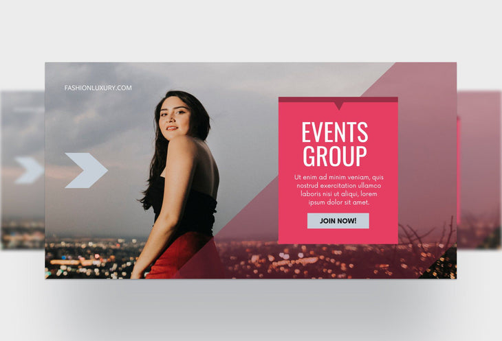 Ladystrategist Facebook Group Banner Paradise Pink Canva Templates instagram canva templates social media templates etsy free canva templates