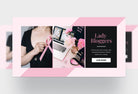 Ladystrategist Facebook Group Banner Pastel Pink Canva Templates instagram canva templates social media templates etsy free canva templates