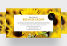 Ladystrategist Facebook Group Banner Sunflower Canva Templates instagram canva templates social media templates etsy free canva templates