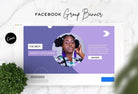 Ladystrategist Facebook Group Banner Very Peri Canva Templates instagram canva templates social media templates etsy free canva templates