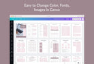 Ladystrategist Facebook Planner Canva Template instagram canva templates social media templates etsy free canva templates