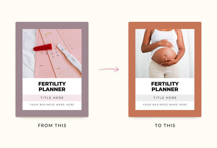 Ladystrategist Fertility Planner Canva Template instagram canva templates social media templates etsy free canva templates