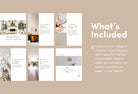 Ladystrategist Grace Real Estate 6-Page Carousel Canva Template instagram canva templates social media templates etsy free canva templates