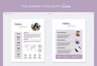 Ladystrategist Hailey Manson Media Kit Canva Template for Influencers instagram canva templates social media templates etsy free canva templates