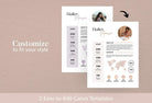 Ladystrategist Hailey Media Kit Canva Template for Influencers instagram canva templates social media templates etsy free canva templates